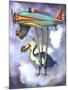 Lazy Bird W Dodo-Leah Saulnier-Mounted Giclee Print