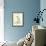 Lazy Bird-Jazzberry Blue-Framed Art Print displayed on a wall