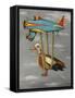 Lazy Bird-Leah Saulnier-Framed Stretched Canvas