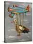 Lazy Bird-Leah Saulnier-Stretched Canvas