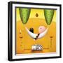 Lazy Bones-Jo Parry-Framed Premium Giclee Print