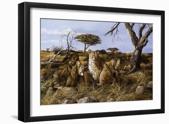 Lazy in the Grass-Trevor V. Swanson-Framed Giclee Print