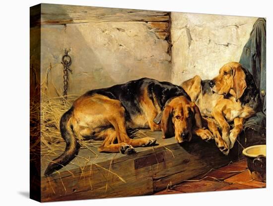 Lazy Moments, 1878-John Sargent Noble-Stretched Canvas