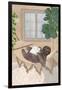 Lazy sloth in hammock-Sarah Manovski-Framed Premium Giclee Print