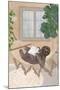 Lazy sloth in hammock-Sarah Manovski-Mounted Giclee Print