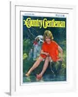 "Lazy Summer Day," Country Gentleman Cover, August 1, 1926-Joseph Simont-Framed Giclee Print