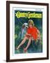"Lazy Summer Day," Country Gentleman Cover, August 1, 1926-Joseph Simont-Framed Giclee Print