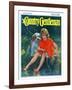 "Lazy Summer Day," Country Gentleman Cover, August 1, 1926-Joseph Simont-Framed Giclee Print