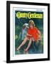 "Lazy Summer Day," Country Gentleman Cover, August 1, 1926-Joseph Simont-Framed Giclee Print