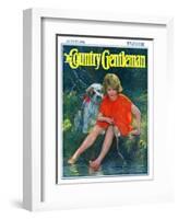 "Lazy Summer Day," Country Gentleman Cover, August 1, 1926-Joseph Simont-Framed Giclee Print