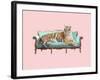 Lazy Tiger-Robert Farkas-Framed Art Print