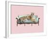 Lazy Tiger-Robert Farkas-Framed Giclee Print