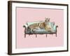 Lazy Tiger-Robert Farkas-Framed Giclee Print