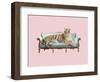 Lazy Tiger-Robert Farkas-Framed Giclee Print