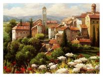 Village Bell Tower-Lazzara-Art Print