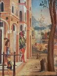 Palace with Guards-Lazzaro Bastiani-Stretched Canvas