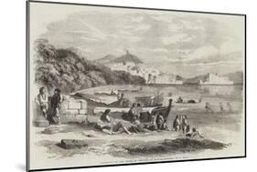 Lazzaroni on the Shore of the Bay of Naples-Samuel Read-Mounted Giclee Print