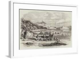 Lazzaroni on the Shore of the Bay of Naples-Samuel Read-Framed Giclee Print