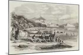 Lazzaroni on the Shore of the Bay of Naples-Samuel Read-Mounted Giclee Print