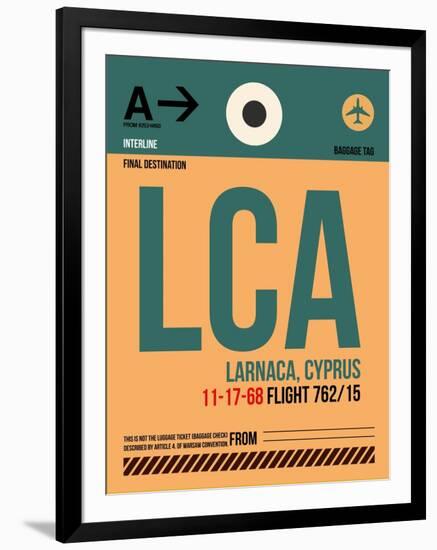 LCA Cyprus Luggage Tag I-NaxArt-Framed Art Print