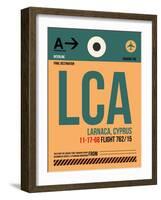 LCA Cyprus Luggage Tag I-NaxArt-Framed Art Print