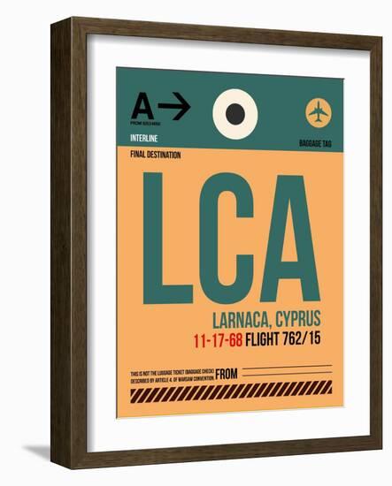 LCA Cyprus Luggage Tag I-NaxArt-Framed Art Print