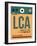 LCA Cyprus Luggage Tag I-NaxArt-Framed Art Print