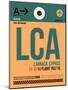 LCA Cyprus Luggage Tag I-NaxArt-Mounted Art Print