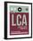 LCA Cyprus Luggage Tag II-NaxArt-Framed Art Print