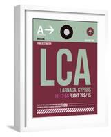 LCA Cyprus Luggage Tag II-NaxArt-Framed Art Print