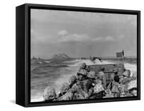 LCVP?s (Landing Craft, Vehicle, Personnel -LCVP)-null-Framed Stretched Canvas