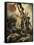Le 28 juillet 1830 : la Liberté guidant le peuple-Eugene Delacroix-Framed Stretched Canvas