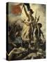 Le 28 juillet 1830 : la Liberté guidant le peuple-Eugene Delacroix-Stretched Canvas