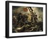 Le 28 juillet 1830 : la Liberté guidant le peuple-Eugene Delacroix-Framed Giclee Print