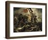 Le 28 juillet 1830 : la Liberté guidant le peuple-Eugene Delacroix-Framed Giclee Print