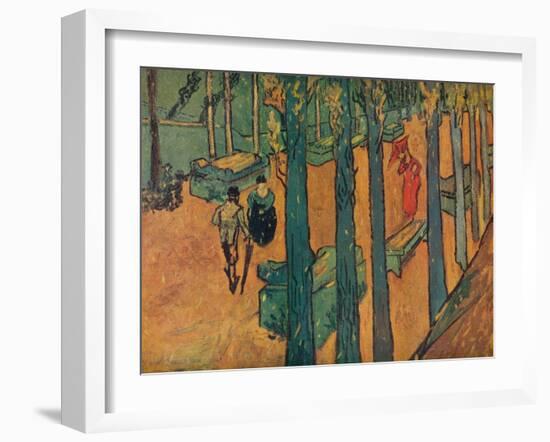 'Le Aliscamps', 1888-Vincent van Gogh-Framed Giclee Print