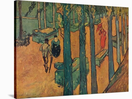 'Le Aliscamps', 1888-Vincent van Gogh-Stretched Canvas