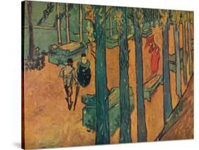 'Le Aliscamps', 1888-Vincent van Gogh-Stretched Canvas