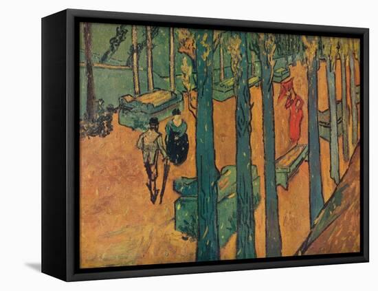 'Le Aliscamps', 1888-Vincent van Gogh-Framed Stretched Canvas