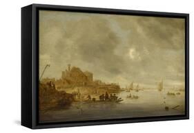 Le Bac-Salomon Van Ruysdael-Framed Stretched Canvas