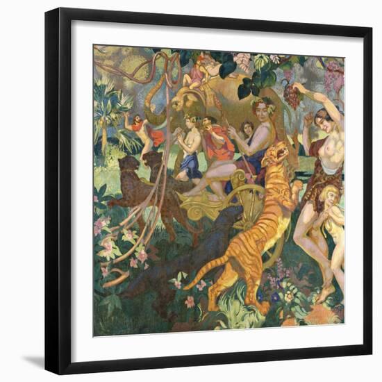 Le Bacchanale du Tigre Royal-Maurice Denis-Framed Giclee Print