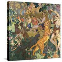 Le Bacchanale du Tigre Royal-Maurice Denis-Stretched Canvas