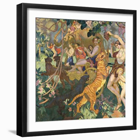 Le Bacchanale du Tigre Royal-Maurice Denis-Framed Premium Giclee Print