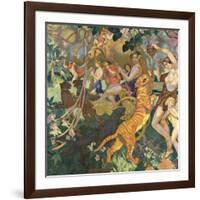 Le Bacchanale du Tigre Royal-Maurice Denis-Framed Giclee Print