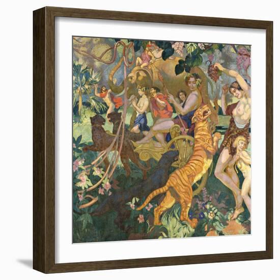 Le Bacchanale du Tigre Royal-Maurice Denis-Framed Giclee Print