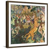 Le Bacchanale du Tigre Royal-Maurice Denis-Framed Giclee Print