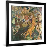 Le Bacchanale du Tigre Royal-Maurice Denis-Framed Giclee Print