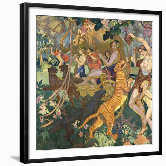 Le Bacchanale du Tigre Royal-Maurice Denis-Framed Giclee Print