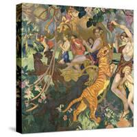 Le Bacchanale du Tigre Royal-Maurice Denis-Stretched Canvas