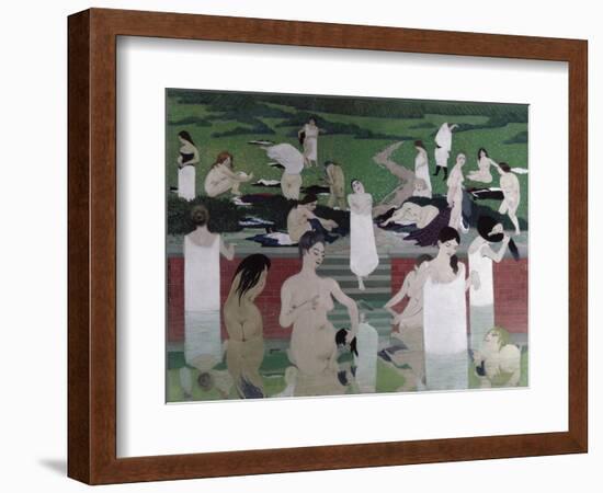 Le Bain au Soir D'Ete-Félix Vallotton-Framed Giclee Print